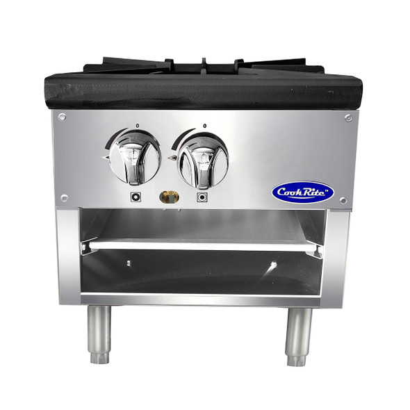 Atosa ATSP-18-1L 18" Stock Pot Stove with 2 Burners, Lower Version Atosa ATSP-18-1L 18" Stock Pot Stove with 2 Burners, Lower Version