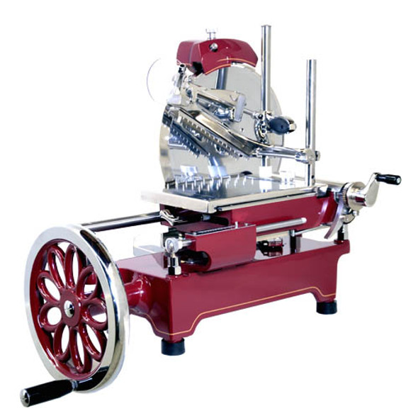 Omcan MS-IT-0300-ML 12" Manual Volano Slicer with Standard Flower Wheel Omcan MS-IT-0300-ML 12" Manual Volano Slicer with Standard Flower Wheel