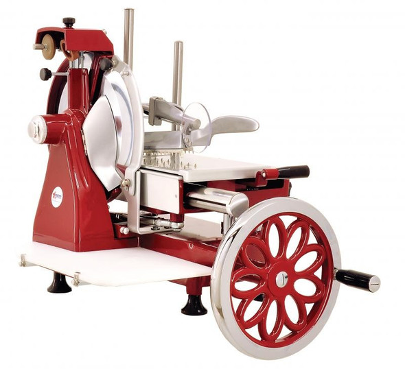 Omcan MS-IT-0370-MF 14.5-inch Manual Volano Slicer with Flower Flywheel