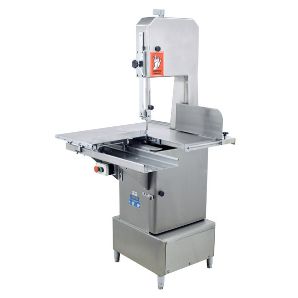 Omcan BS-VE-2489-ES Stainless Steel Floor Band Saw with 98" Blade - 2 HP Motor