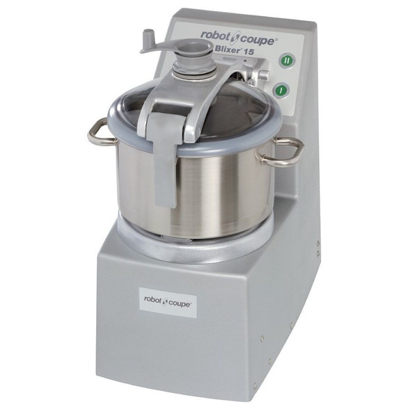 Robot Coupe Blixer 15 Food Processor with 15 Qt. Stainless Steel Bowl and Two Speeds - 4 hp Robot Coupe Blixer 15 Food Processor with 15 Qt. Stainless Steel Bowl and Two Speeds - 4 hp