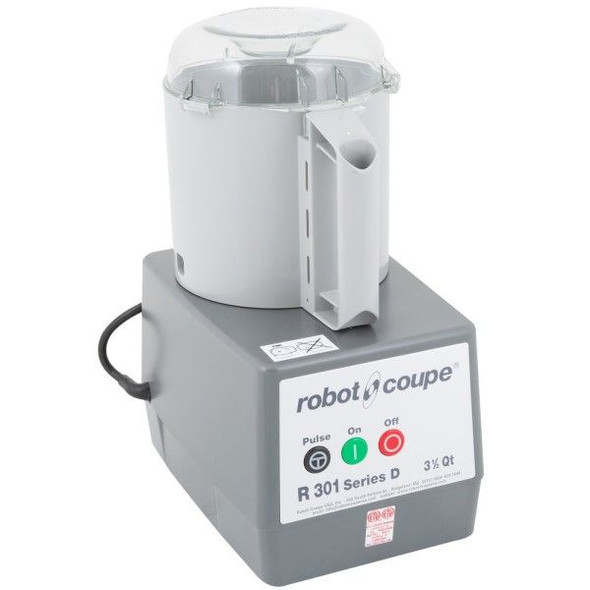 Robot Coupe R301B Food Processor with 3.5 Qt. Gray Bowl - 1.5 hp Robot Coupe R301B Food Processor with 3.5 Qt. Gray Bowl - 1.5 hp
