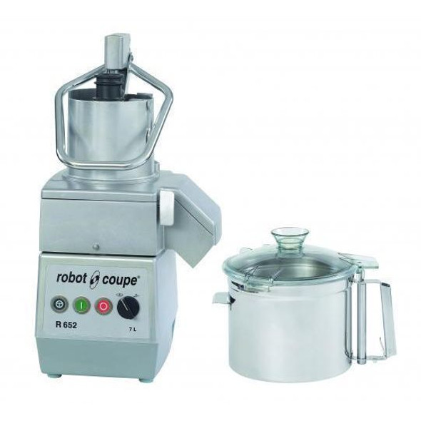 Robot Coupe R652 Combination Continuous Food Processor with 7 Qt. Stainless Steel Bowl - 3 hp Robot Coupe R652 Combination Continuous Food Processor with 7 Qt. Stainless Steel Bowl - 3 hp