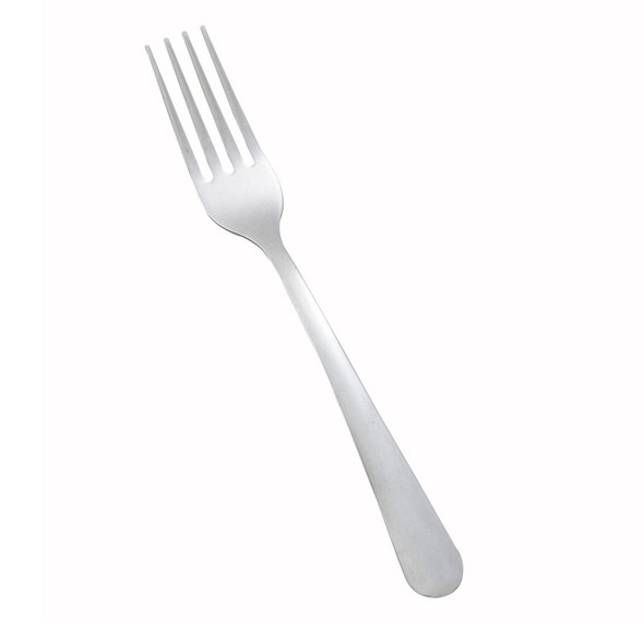 Winco 0002-05 Windsor Dinner Fork, 7", Medium Weight - 12/Box