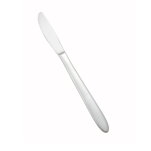 Winco 0019-08 Flute Dinner Knife, Heavyweight - 12/Box