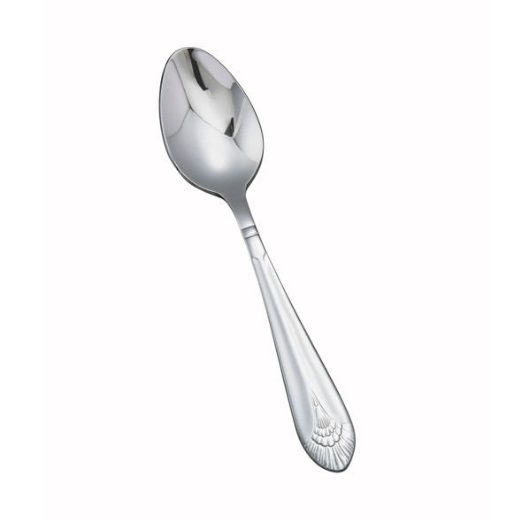 Winco 0031-01 Peacock Teaspoon, Extra Heavyweight - 12/Box