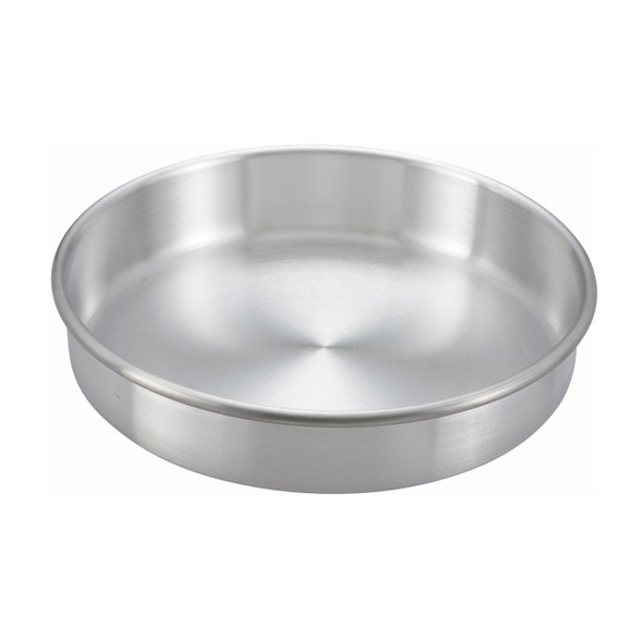 Winco ACP-103 Aluminum Layer Cake Pan, 10" Dia x 3" H