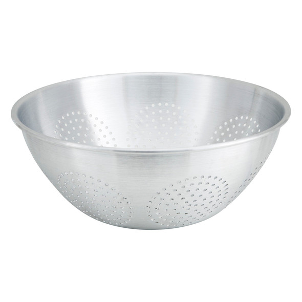 Winco ALO-16 Aluminum Colander - 16 Qt.