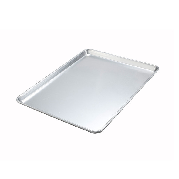 Winco ALXP-1622 2/3 Size 19 Gauge 16" x 22" Aluminum Sheet Pan