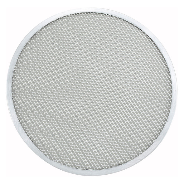 Winco APZS-14 14" Aluminum Seamless Pizza Screen