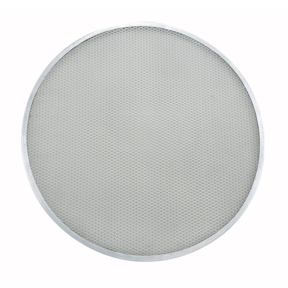 Winco APZS-19 19" Aluminum Seamless Pizza Screen