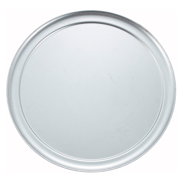 Winco APZT-16 16" Wide Rim Aluminum Pizza Pan