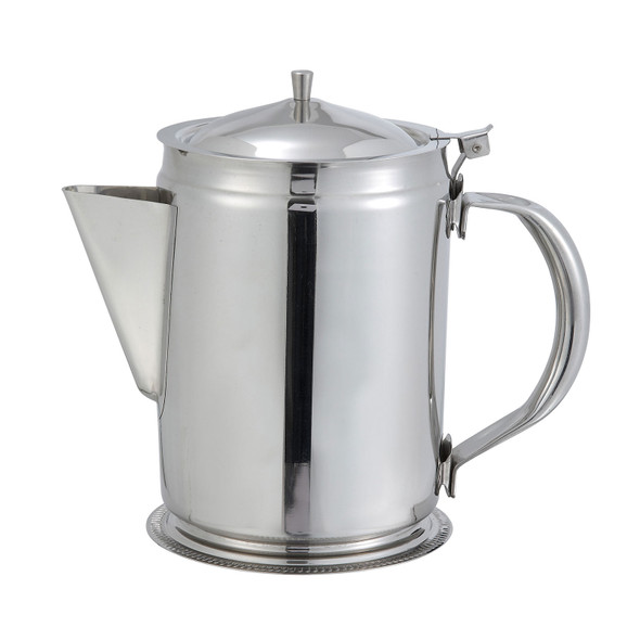Winco BS-64 64 oz Stainless Steel Coffee Server with Cover
