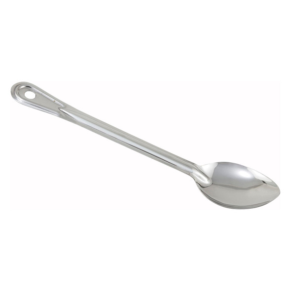Winco BSOT-15 Basting Spoon, Stainless Steel, 1.2mm - Solid, 15"