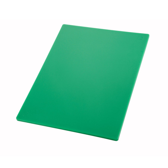 Winco CBGR-1520 Cutting Board, 15" x 20" x 1/2" - Green