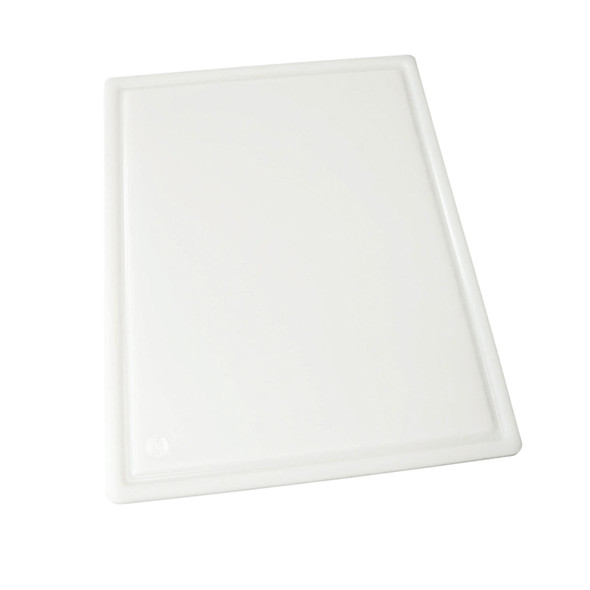 Winco CBI-1824 Grooved Cutting Board, 18" x 24" x 1/2" - White