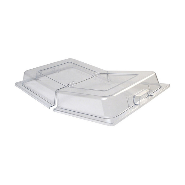 Winco C-DPFH 21" x 13" Full Size Hinged Polycarbonate Dome Display Cover