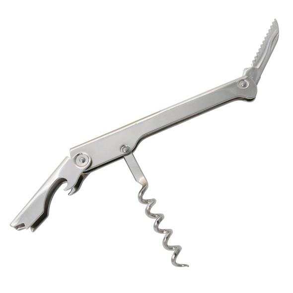 Winco CO-511 Waiter's Corkscrew - Stainless Steel