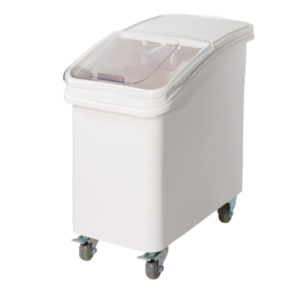 Winco IB-27 27 Gallon Ingredient Bin with Brake Casters and Scoop