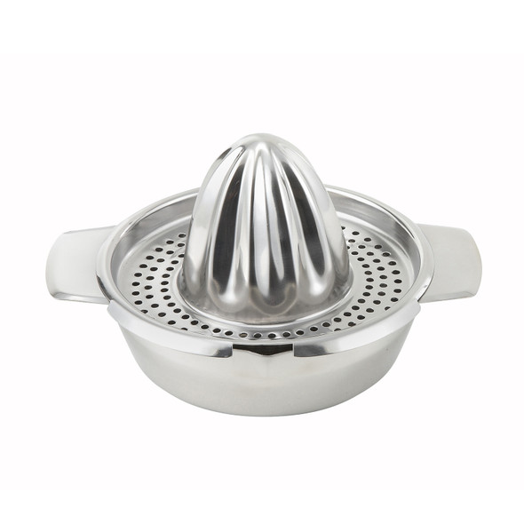 Winco JC-4 5" Dia. Stainless Steel Hand Citrus Juicer