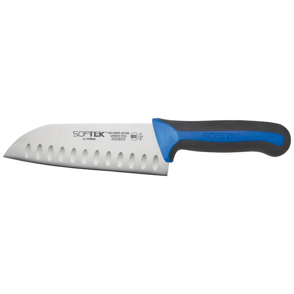 Winco KSTK-70 7" Santoku Chef Knife, High Carbon