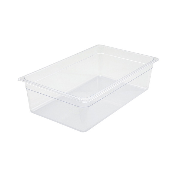 Winco SP7106 Full Size Clear Polycarbonate Food Pan - 5 1/2" Deep
