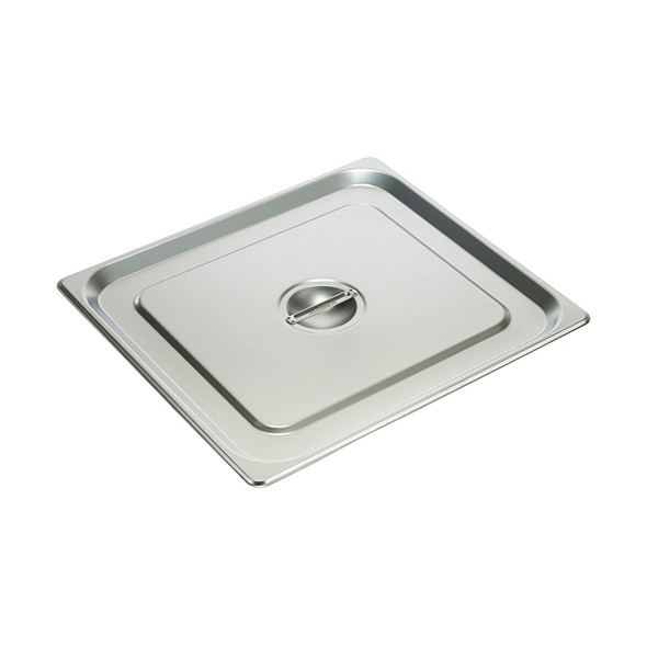 Winco SPSCTT 2/3 Size Solid Stainless Steel Steam Pan Cover