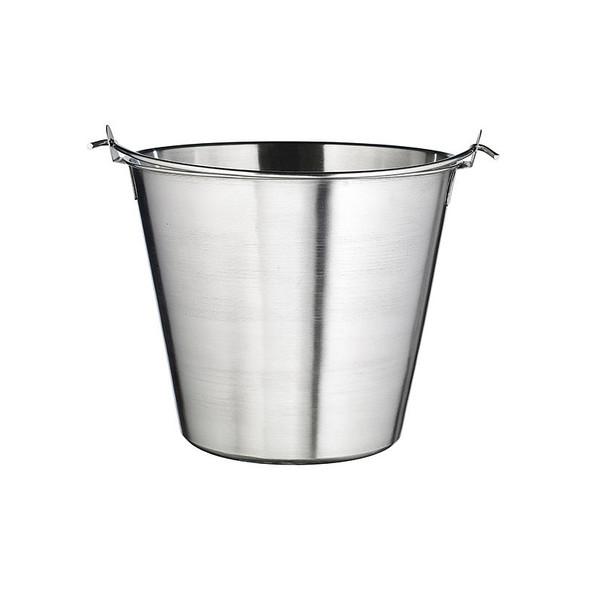 Winco UP-13 13 Qt. Stainless Steel Utility Pail