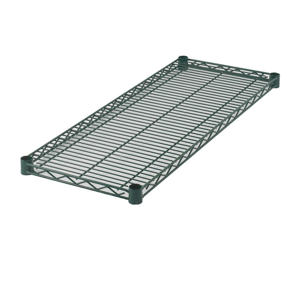 Winco VEX-1824 18" x 24" Green Epoxy Wire Shelf