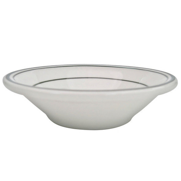 CAC GS-10 13 oz. American White Stoneware Grapefruit Dish - 36/Case
