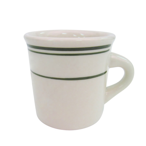 CAC GS-38 8 oz. American White Stoneware Mug - 36/Case