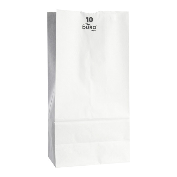 White 10 lb. Paper Grocery Bag - 500/Pack