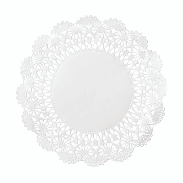 White 4" Paper Lace Doilies - 1000/Case