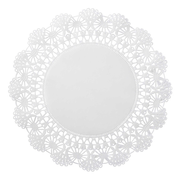 White 10" Paper Lace Doilies - 1000/Case