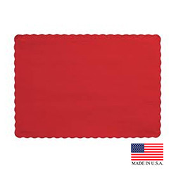10" x 14" Red Placemat - 1000/Case