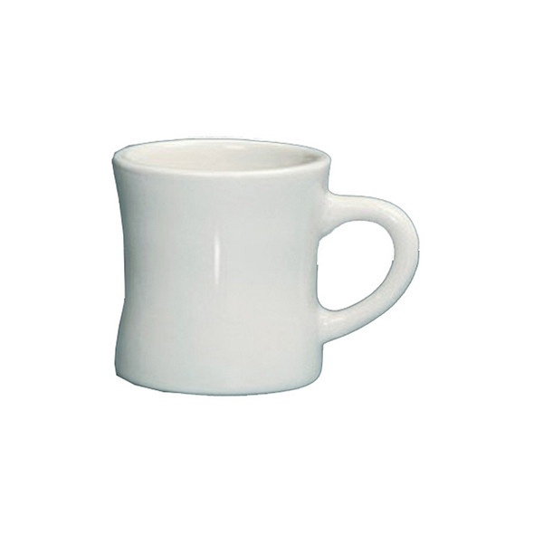 Yanco RE-75-H 8 oz. American White China Hartford Mug - 36/Case