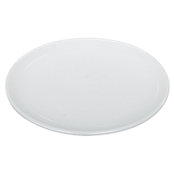 Yanco AC-10-C 10" Round Super White Coupe Porcelain Plate - 12/Case