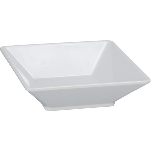 Yanco RM-306 6" Square White Deep Melamine Plate