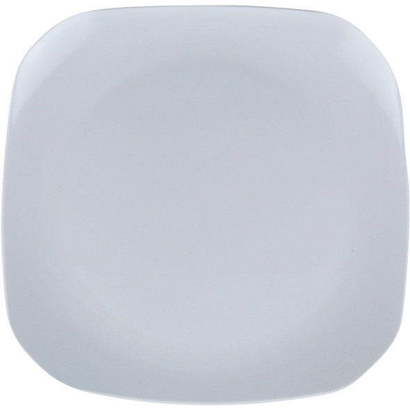 Yanco MD-410 9 1/2" Square White Melamine Plate
