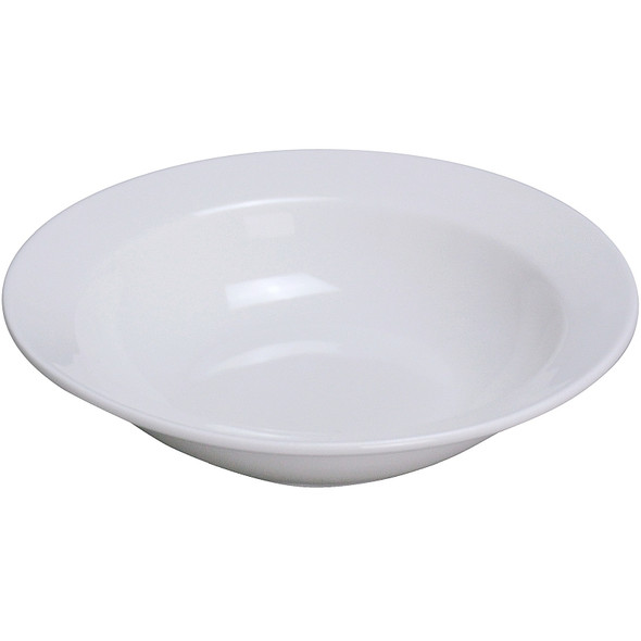 Yanco MM-10 11.5 oz. Round Bone White China Graphefruit Bowl