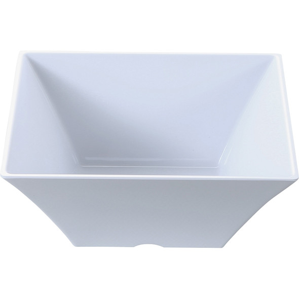 Yanco RM-4107 48 oz. White Square Melamine Bowl