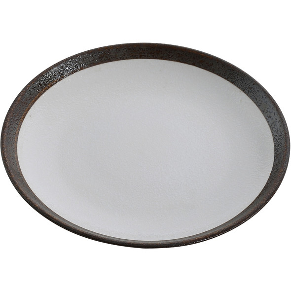 Yanco RO-112 12" x 1 1/8" Round Coupe China Plate - 12/Case