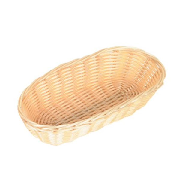 Thunder Group PLBB850 8-1/2" x 4" x 2" Oblong Plastic Bread Basket