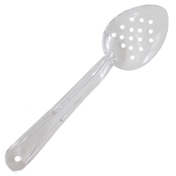 Thunder Group PLSS213CL 13" Clear Perforated Polycarbonate Serving Spoon