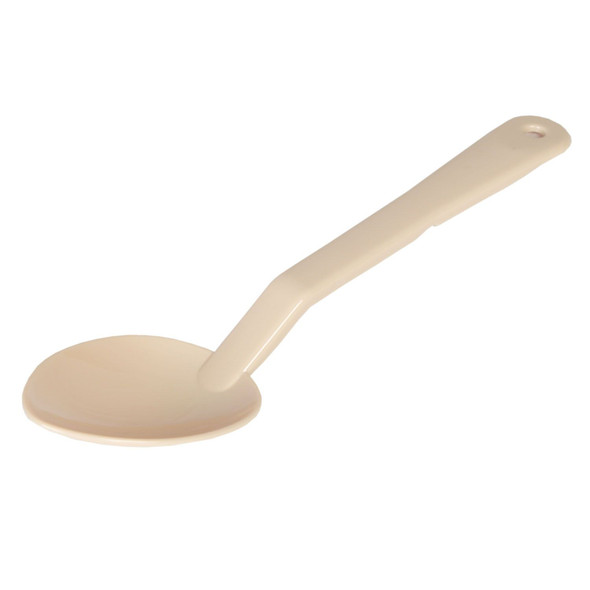 Thunder Group PLSS111BG 11" Beige Solid Polycarbonate Serving Spoon