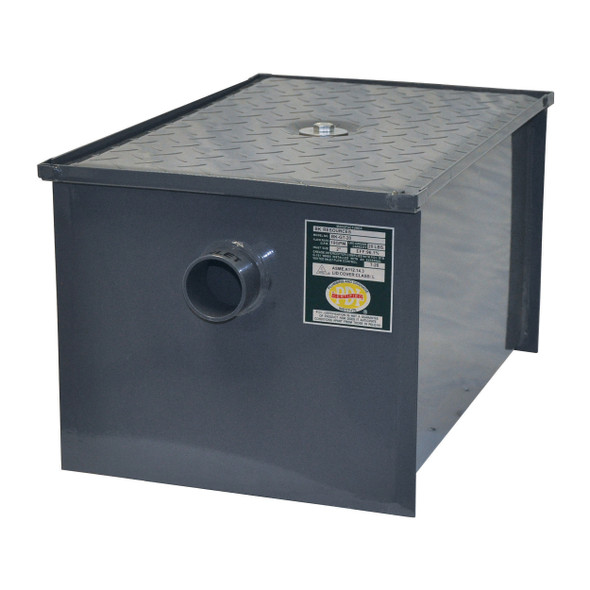 BK BK-GT-40 40 lb. Carbon Steel Grease Trap