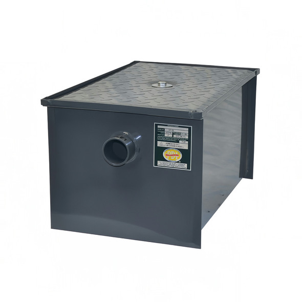 John Boos GT-50-X 50 lb. Carbon Steel Grease Trap