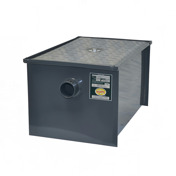 John Boos GT-100-X 100 lb. Carbon Steel Grease Trap