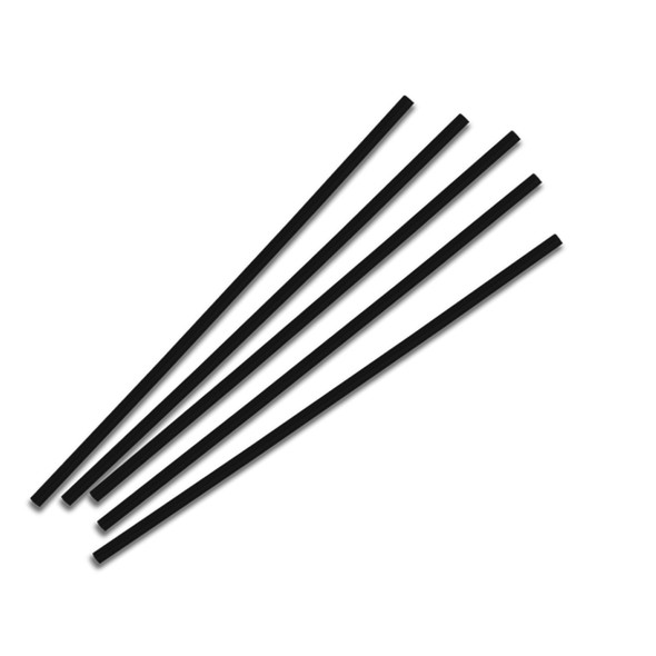 EMPRESS - 5.25" Unwrapped Plastic Sip Stick, Red (10bx/case)