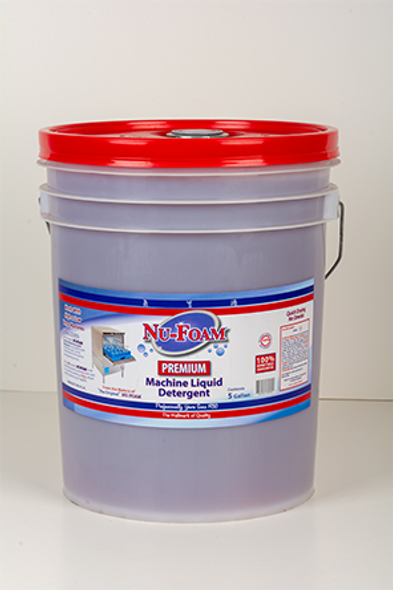 Glissen 300580 Nu-Foam Premium Machine Detergent - 5 Gallon Pail